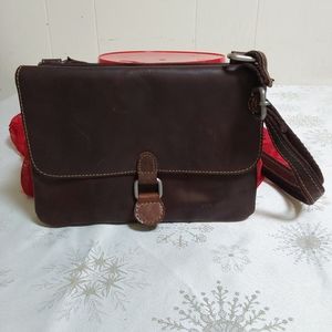 Jack Georges Voyager leather crossbody